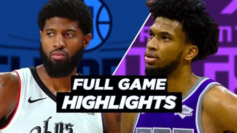 clippers vs kings full game highlights